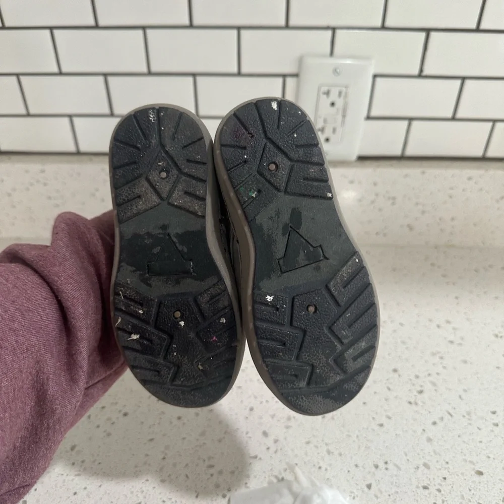 Carter's Kids Gray Boots with Black Laces